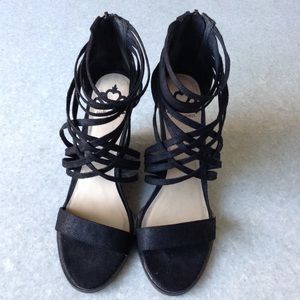 Fergalicious Strappy Wedges